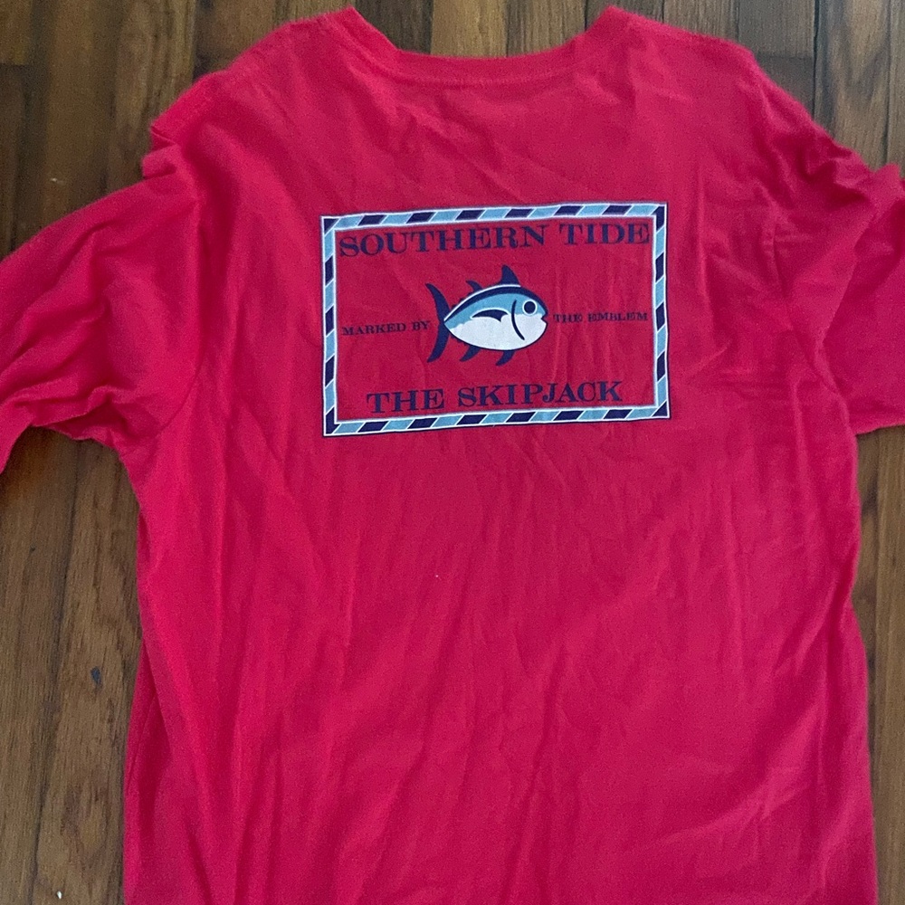 Large southern tide red long sleeve
